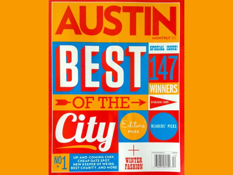 Voted Best Salon 2013 by Austin Monthly Magazine